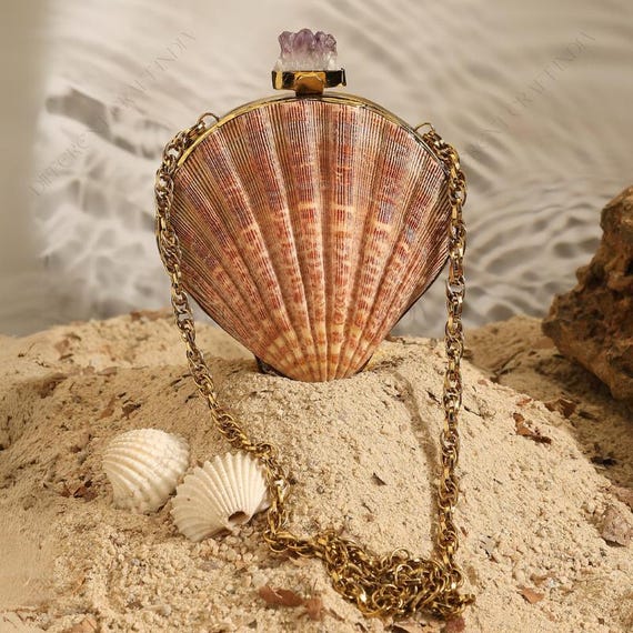 Seashell clutch hotsell