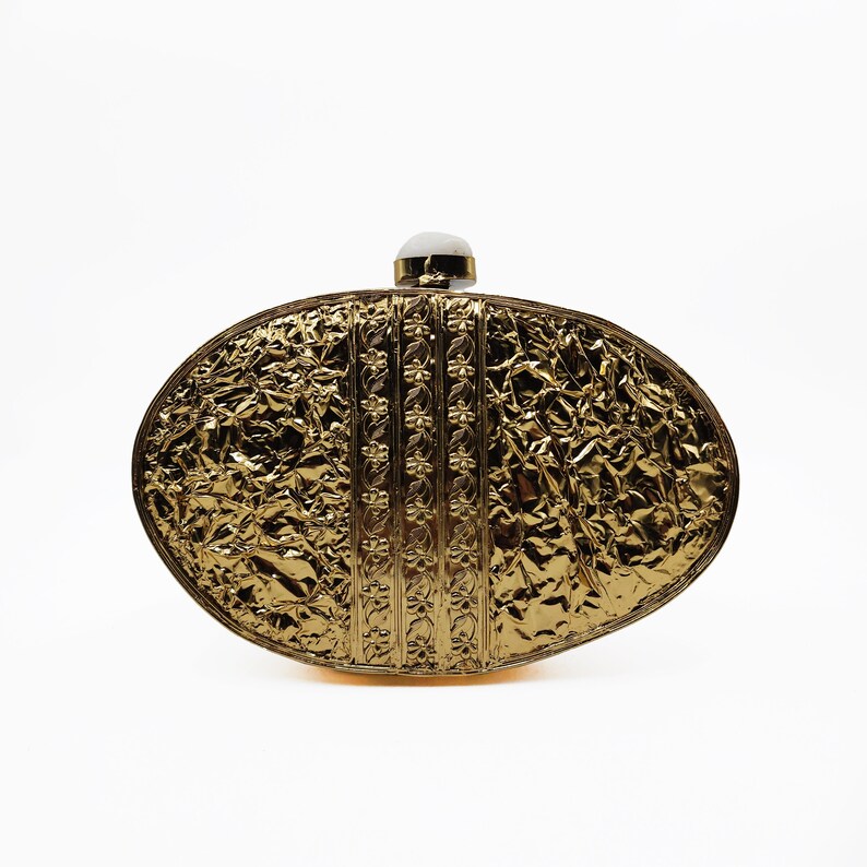 Catholic Brass Floral Leaf Inlay 100% Natural Seashell Novelty - Etsy