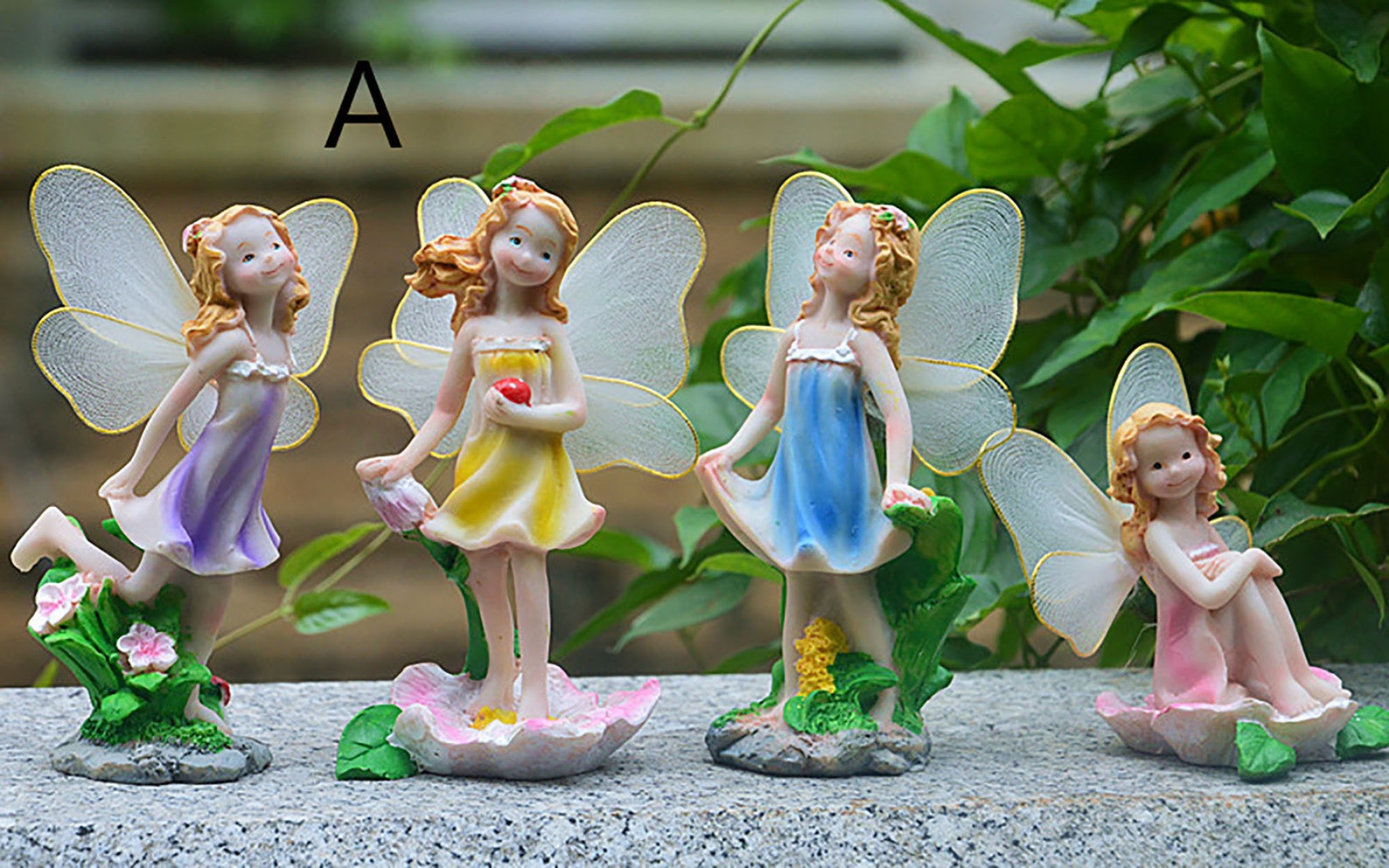 4pcs/set Fee Garten Fee MiniFiguren Ornamente Fee Etsy