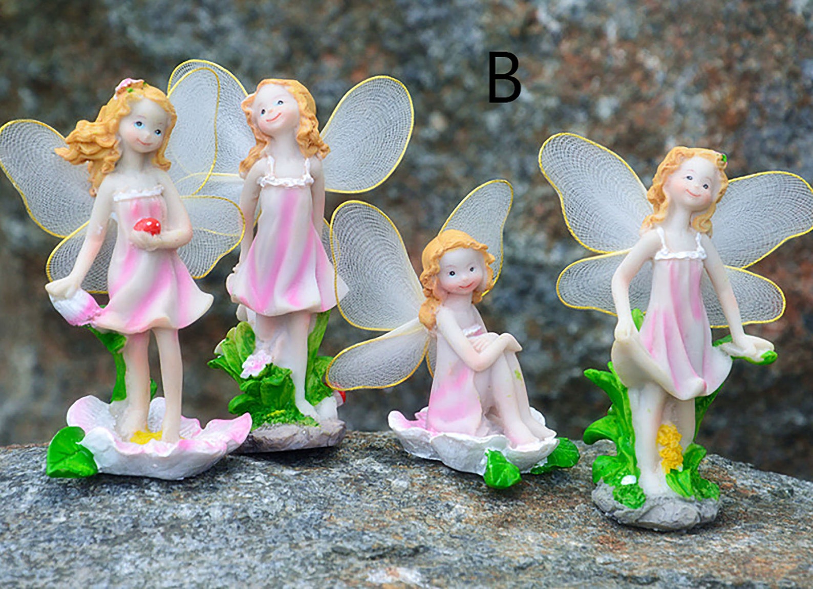 4pcs/set Fee Garten Fee MiniFiguren Ornamente Fee Etsy