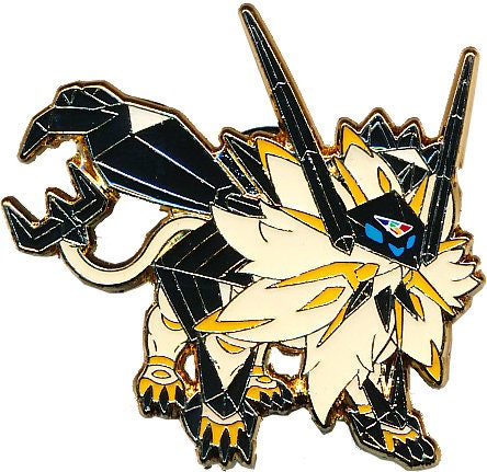 Dusk Mane Necrozma (Solgaleo) Enamel Pin (Pokemon Official) – Pikachu Queen
