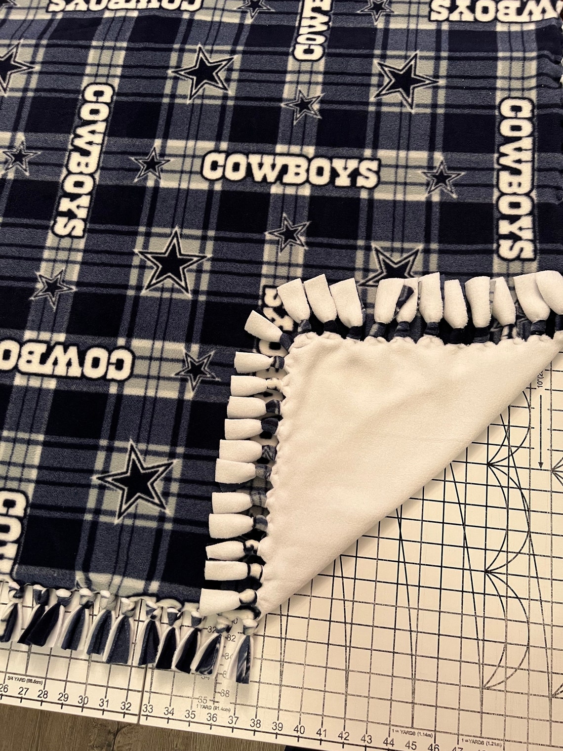 Dallas Cowboys NFL Team Classic Plaid Throw 50x60 main image 0