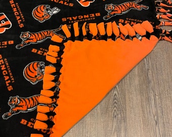 bengals fleece blanket