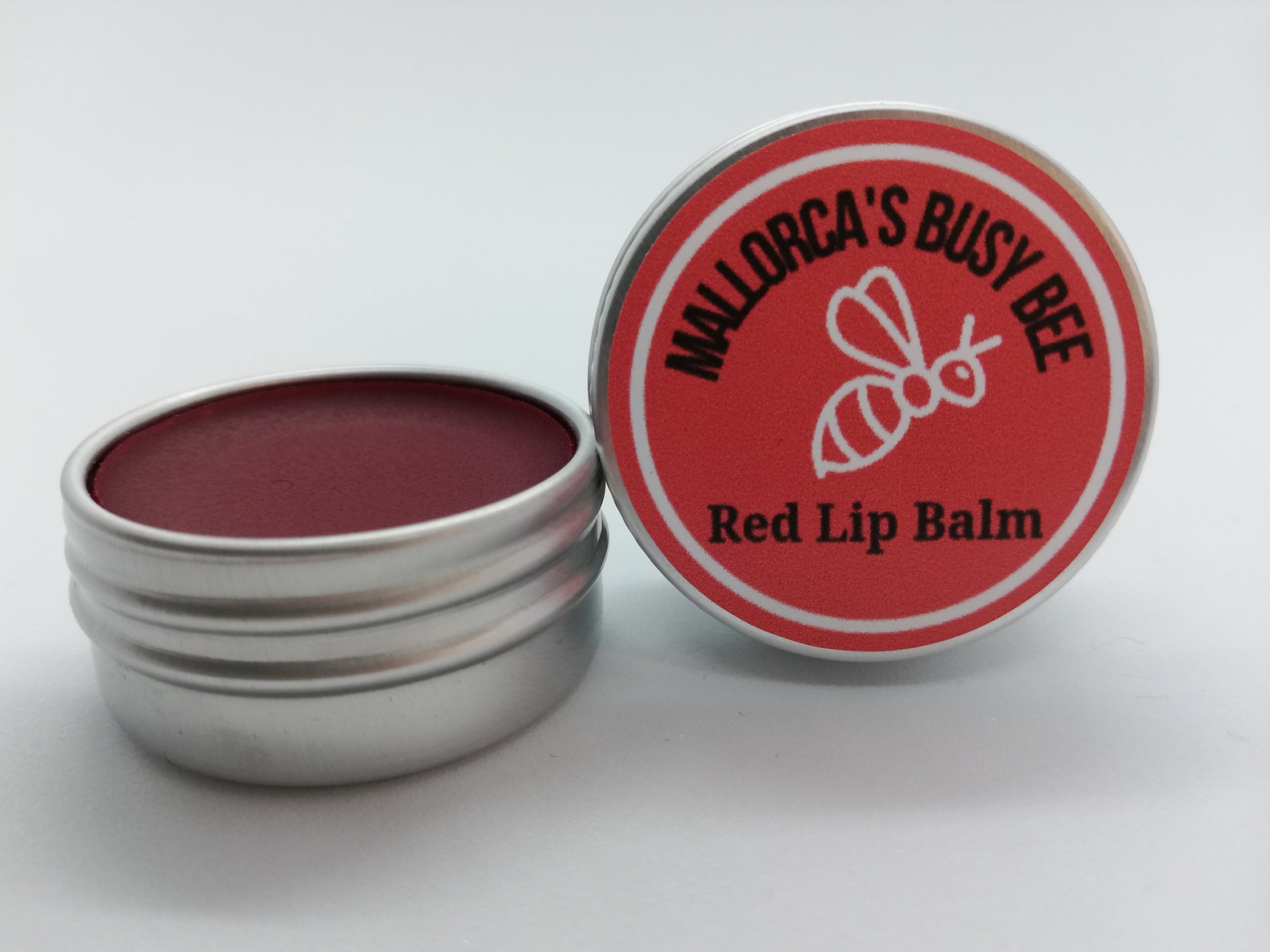 Natural Red Lip Balm Etsy