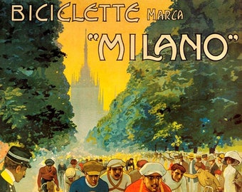 Biciclette Marca Milano Bicycle Bike Cyclism Race Italy Vintage