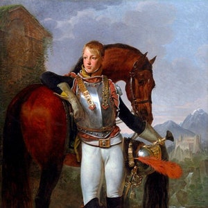 Lieutenant Charles Legrand Napoleon Soldier Painting By Antoine Jean Gros Repro