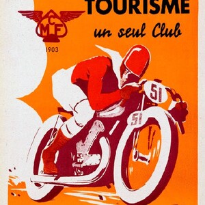 Motorcycle Bike Cycle Moto Cross Race Sport 16X20 Vintage Poster Repro FREE SH 