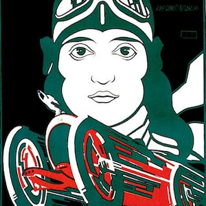 Italy Camaiore Toscana Car Race Italian Girls Championship Vintage Poster Repro