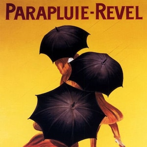 Parapluie Revel French Umbrella Company France Cappiello Vintage Poster Repro