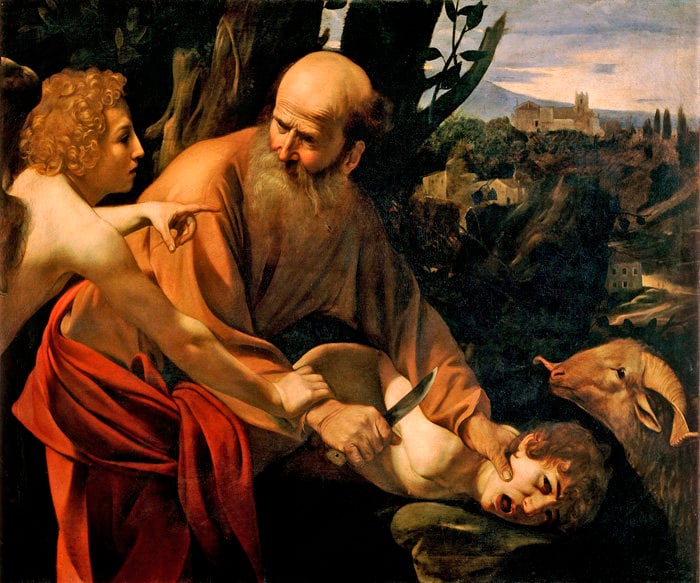 Fils D Abraham En 5 Lettres Le sacrifice dAbraham offre fils Isaac foi Dieu peinture par | Etsy