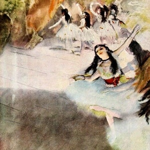On The Stage Ballet Dancers Graceful Performance 1880 By Edgar Degas Repro