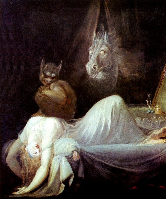 The Nightmare Woman Horse Spirit Demon Romantic Painting by Henry Fuseli  Repro - Etsy