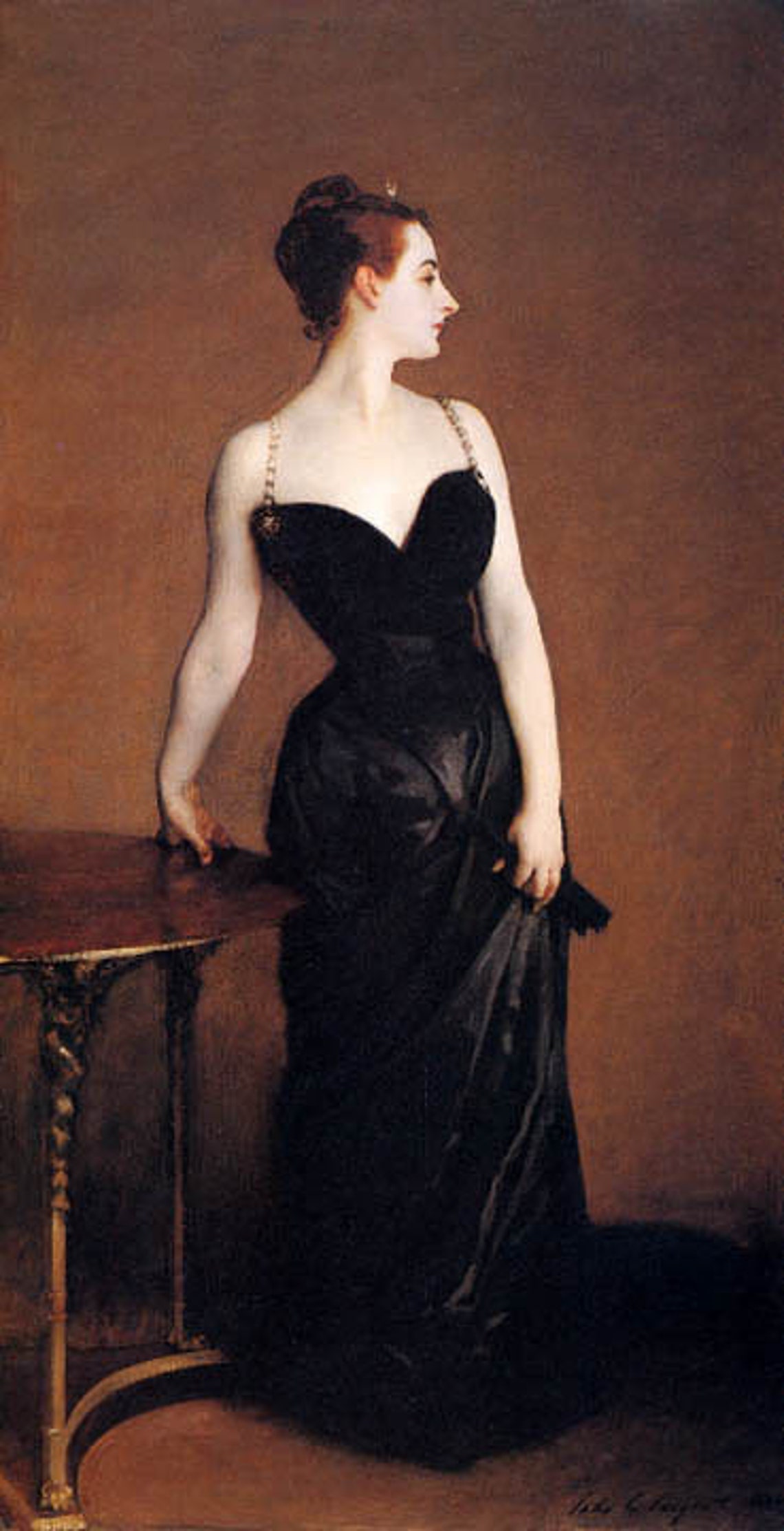 Portrait Of Madame X American Painting By John Singer Sargent Etsy