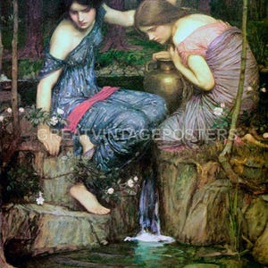 Nymphs Finding the Head of Orpheus - Etsy