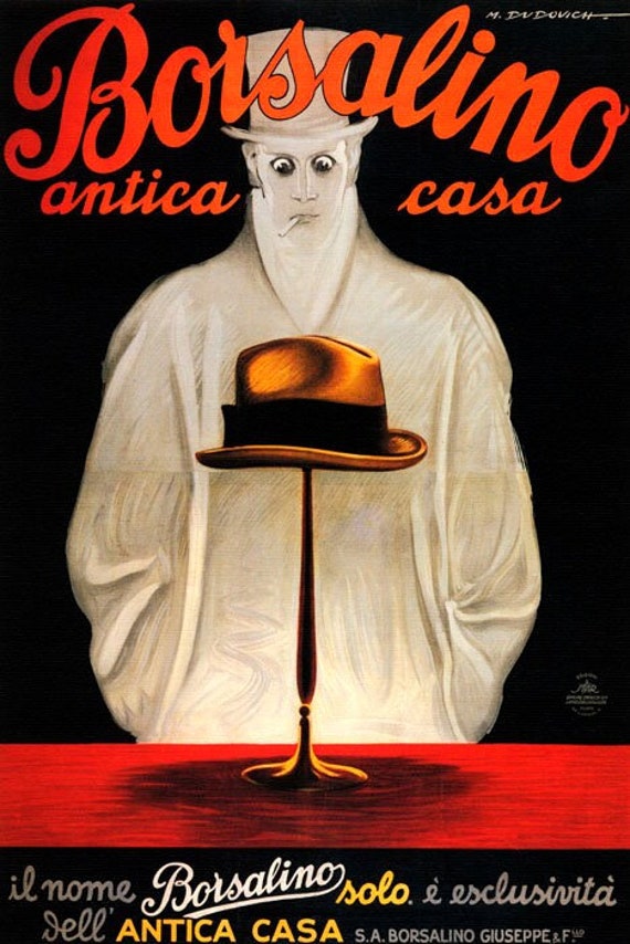 Borsalino ANTICA CASA イタリア製　ヴィンテージハット Italy Man Hat Borsalino Antica Casa Men's Fashion Italian Vintage