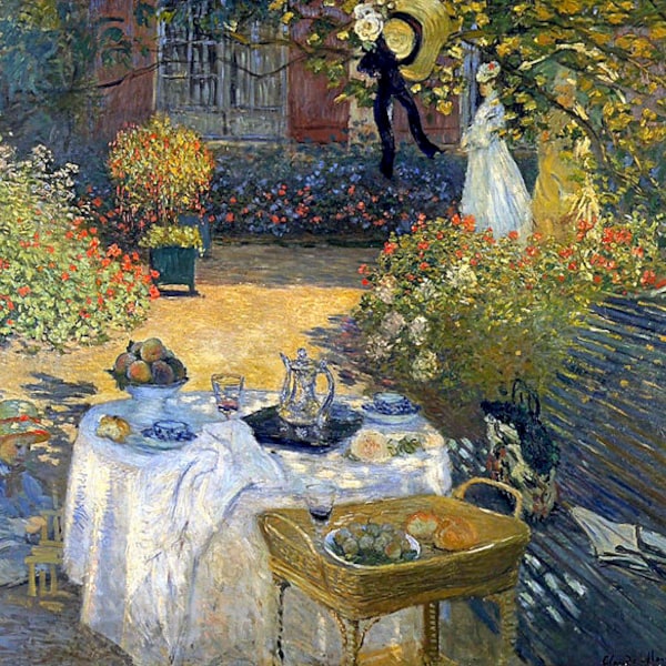 The Luncheon 1873 Lunch In The Garden At Argenteuil France By Claude Monet Repro