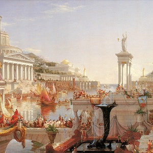 The Course Of Empire Consummation Of Empire Richness Paint By Thomas Cole Repro