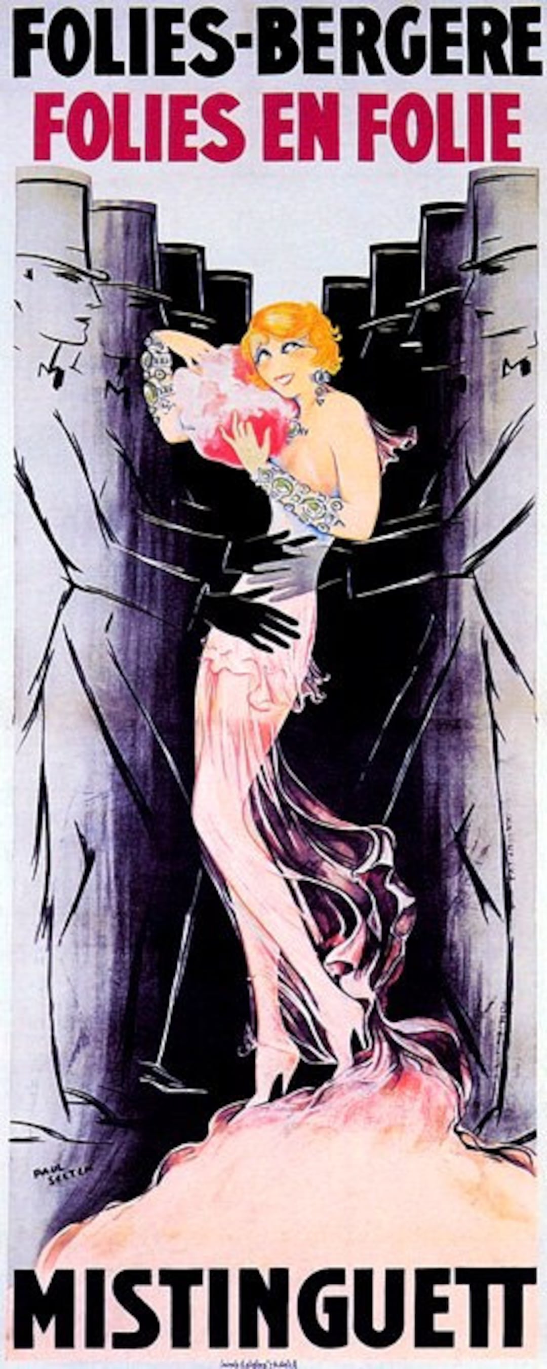 SPECTACLE MISTINGUETT Rf0213 - POSTER HQ 50x70cm d'une AFFICHE VINTAGE