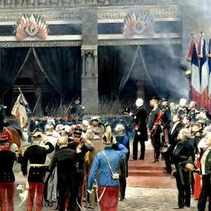 The Funeral Of Louis Pasteur Honor 1895 Paris Painting By Edouard Detaille Repro