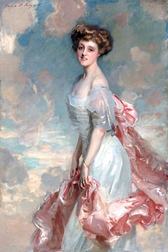 Miss Mathilde Townsend Portrait American Painting by John Singer