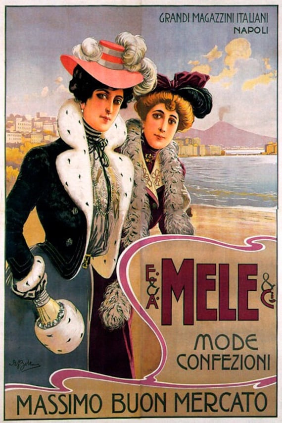 Mele Italian Women's Fashion Napoli Massino Mercato Italy Vintage