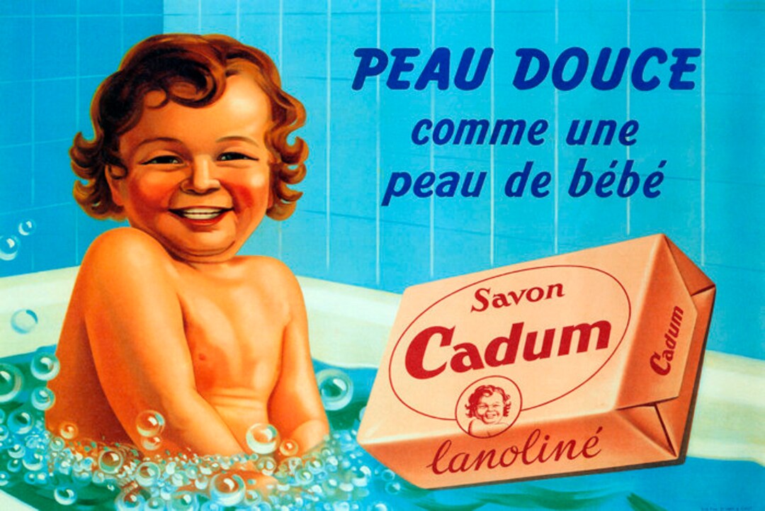 Soap Savon Cadum Soft Skin Like A Baby Child Bath French - Etsy