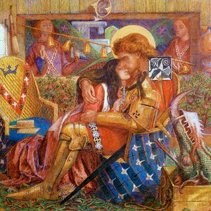 The Wedding Of Saint George And The Princess Sabra By Dante Rossetti Repro