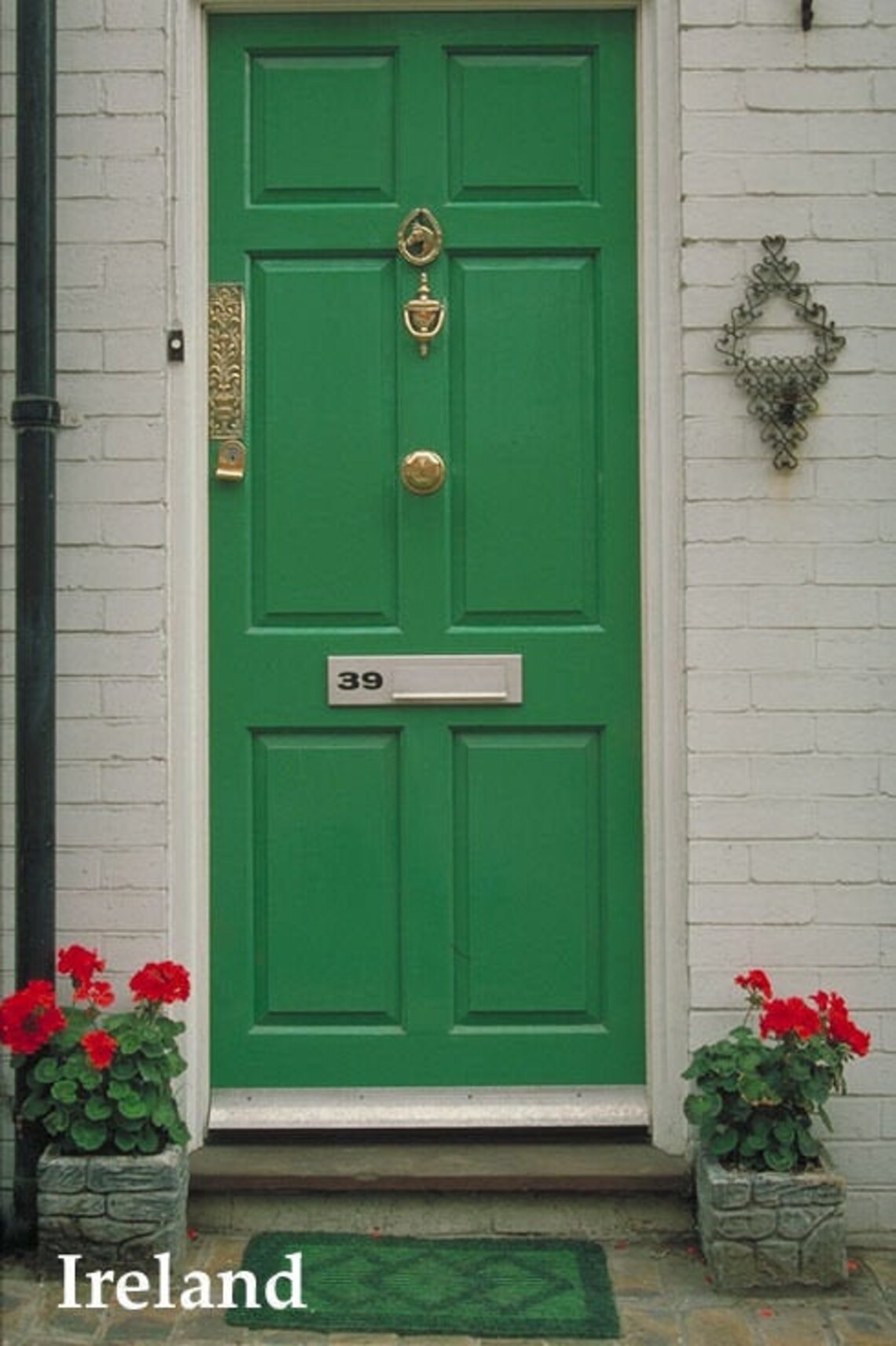 The Famous Doors of Ireland Green Front Door Irish Repro Etsy