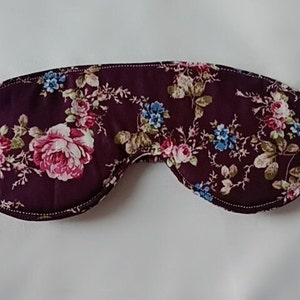 Handgefertigte Augenmasken aus weicher japanischer Baumwolle, Augenmasken, Schlafmaske, japanische Baumwolle, wiederverwendbare Schlafmaske, Schlafmaske, übergroße Augenmaske Flower 5