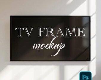 Maqueta de marco de TV, Maqueta de marco de TV Samsung, Maqueta de marco en interior, Maqueta, Maqueta de TV