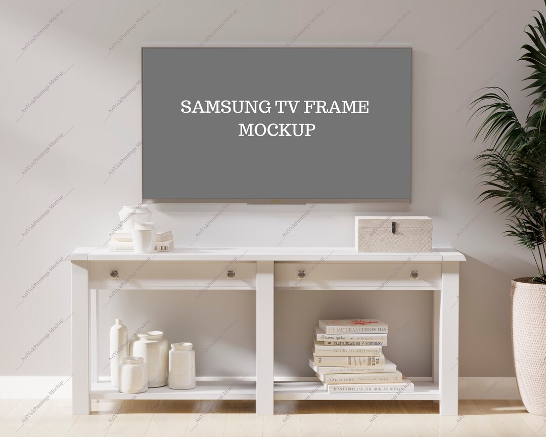 Samsung TV Frame Mockup, TV Frame Mockup, PSD Etsy