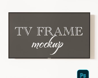 TV-rammodell, Samsung TV-rammodell, Rammodell i interiör, Mockup, TV-modell