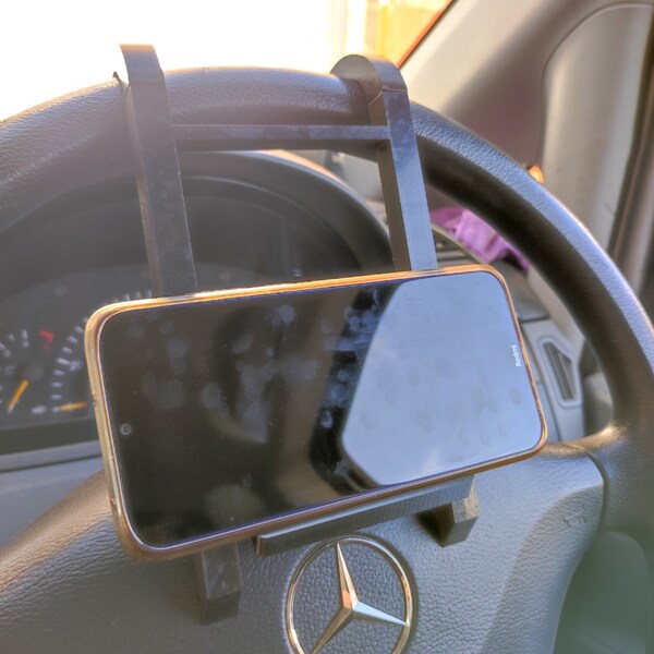 Steering Wheel Phone Holder Etsy