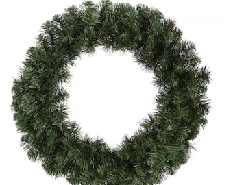 18" Evergreen Pine Wreath Form, Door Decor, Pine Swag for Wreathmaking, DIY Wreath Supplies, Wreath & Floral Supplies, FaithsWreathSupplies
