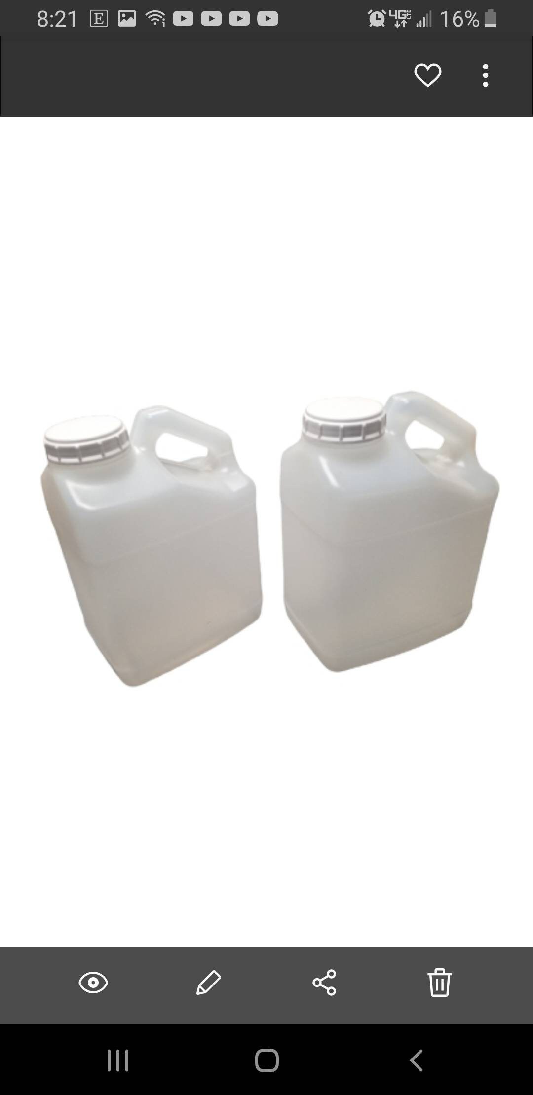 Composting Toilet Jugs 2 Pack Etsy