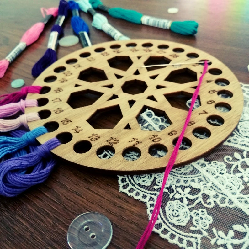 Thread Sorter Embroidery Floss Organizer Storage, Floss Holder With