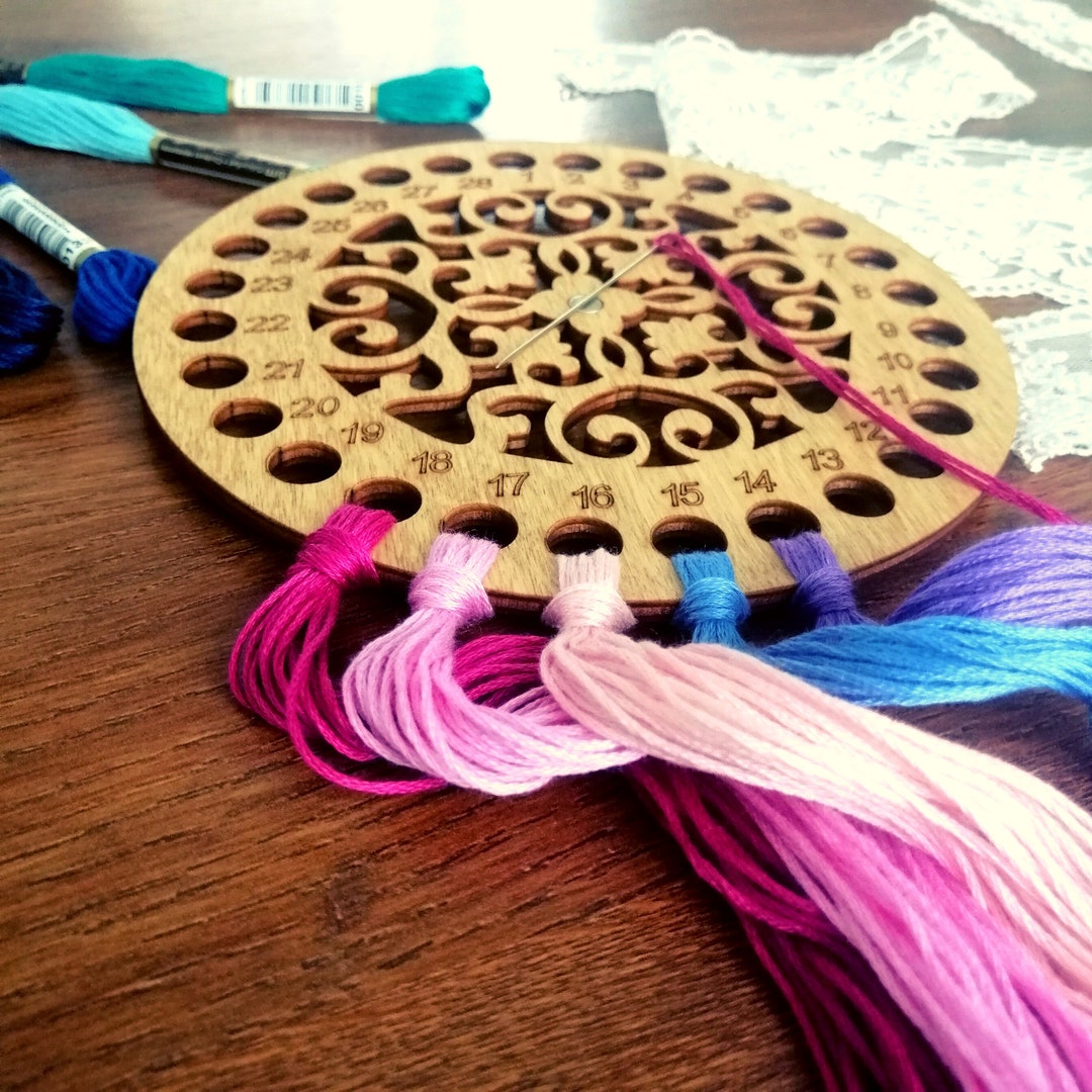 Embroidery Thread Organizer, Cross Stitch Floss Organizer, Thread Storage for Embroidery, Thread