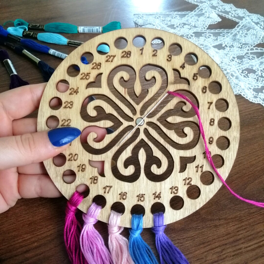 Embroidery Thread Organizer, Cross Stitch Floss Organizer, Thread Storage for Embroidery, Thread