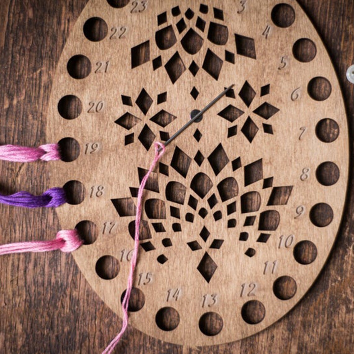 Embroidery Floss Thread Organizer Sorter, Needle Needlework