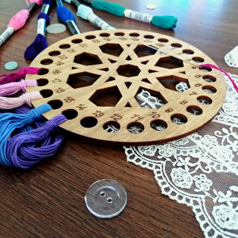 Thread Sorter Embroidery Floss Organizer Storage, Floss Holder With