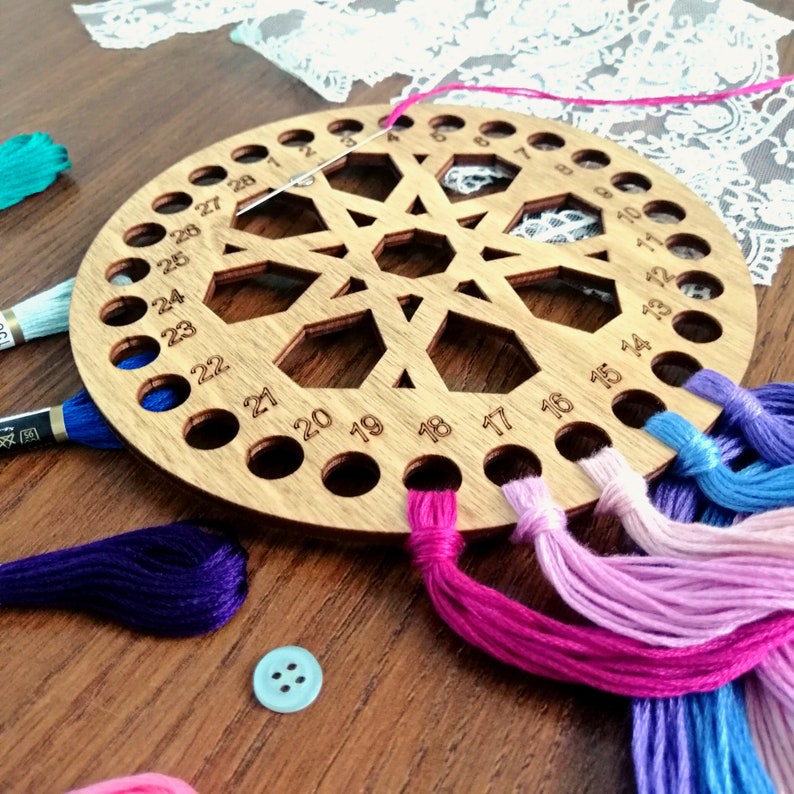 Thread Sorter Embroidery Floss Organizer Storage, Floss Holder With