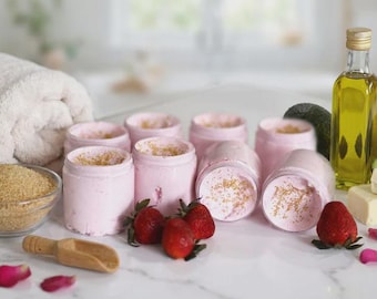 Foaming Sugar Scrubs