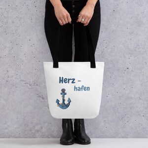 Fabric bag &quot;Heart Harbor&quot;