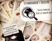 Tutankhamun's Treasure Detective Game: Printable Crime Mystery (Digital Download)