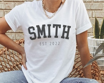 Last Name T Shirts - Etsy