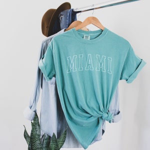 Unisex Miami Florida Varsity Comfort Colors T-Shirt