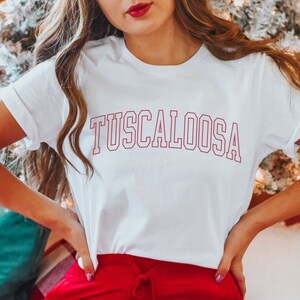 Unisex Tuscaloosa Alabama Varsity Lightweight T-Shirt