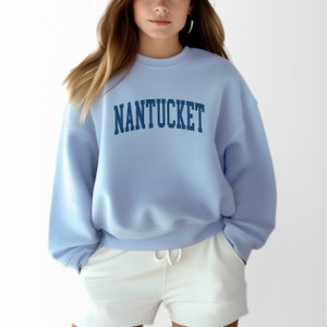 Nantucket Massachusetts Classic Crewneck Sweatshirt | New England Local Apparel & Gifts