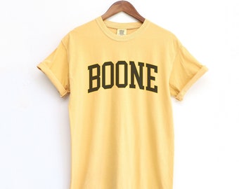 Unisex Boone NC Collegiate Comfort Colors T-Shirt