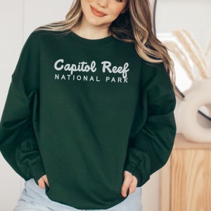 Capitol Reef Utah National Park Unisex Men&#39;s and Women&#39;s Crewneck Sweatshirt